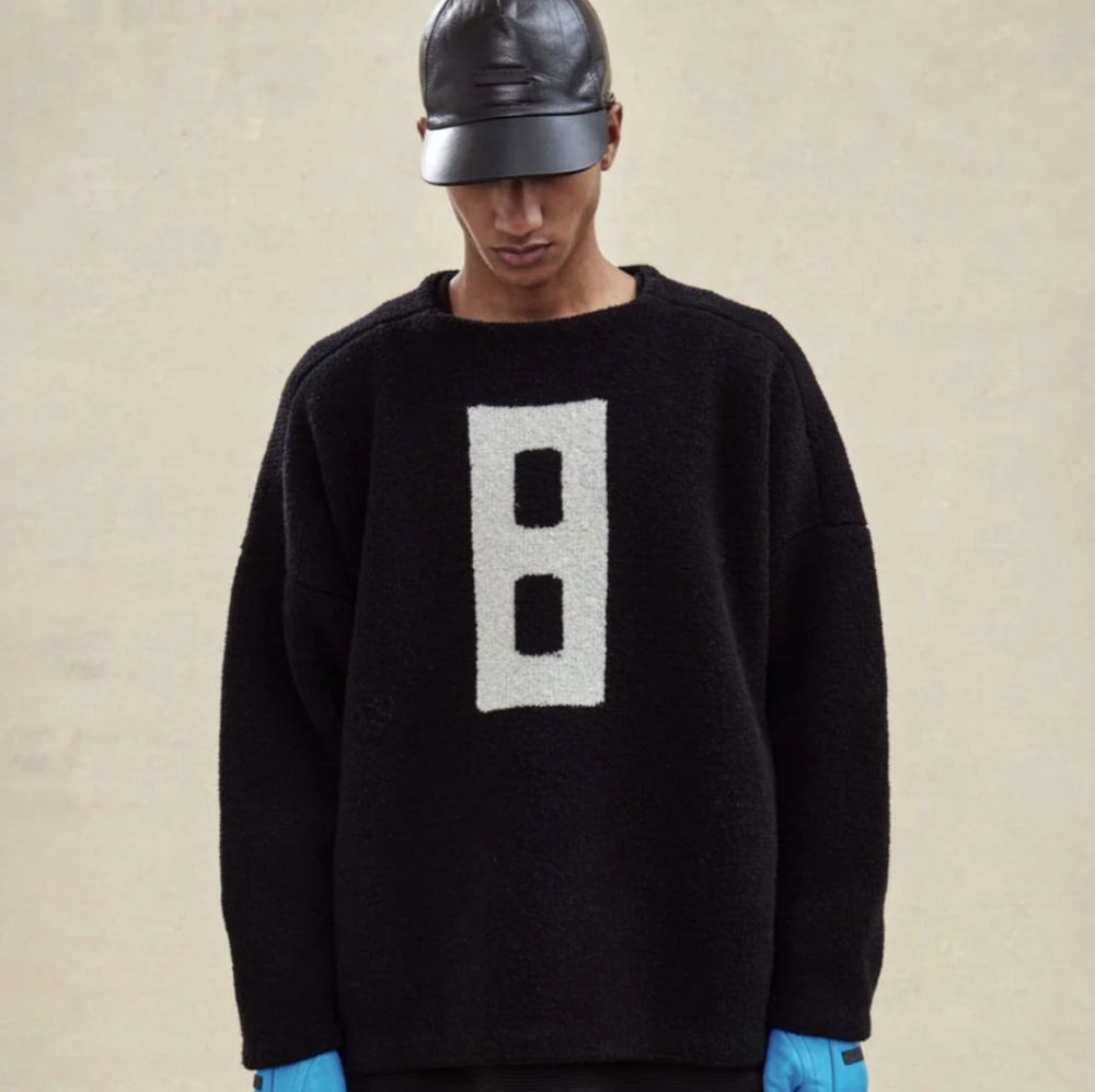 Fear of God Wool Boucle Straight Neck Sweater